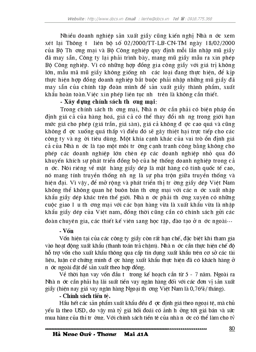 image for page Giải pháp phát triển thị trường tiêu thụ sản phẩm tại công ty giầy Thượng Đình Hà Nội