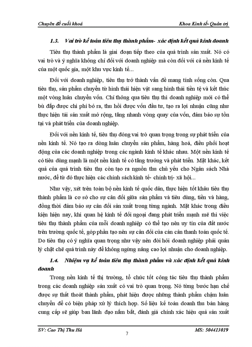 image for page Hoàn thiện công tác kế toán tiêu thụ thành phẩm và xác định kết quả kinh doanh tại Công ty TNHH Nhà nước 1 thành viên Cơ Điện Trần Phú
