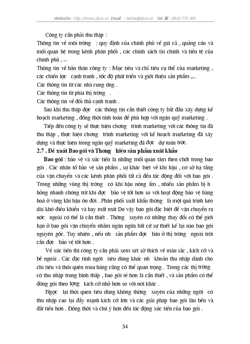 image for page Thực trạng sức cạnh tranh của sản phẩm nông sản XK của C ty INTIMEX trên thị trường Mỹ