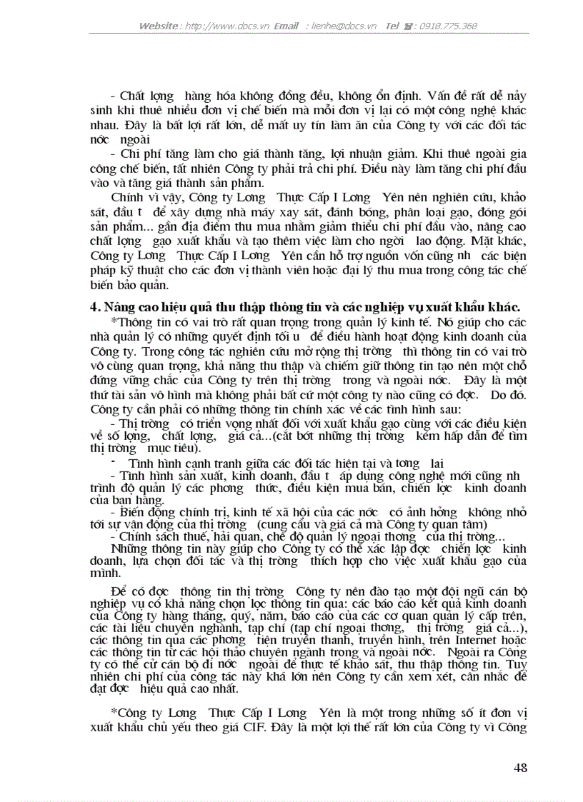image for page Thực trạng và biện pháp thúc đẩy hoạt động xuất khẩu gạo ở Công ty Lương Thực Cấp I Lương Yên