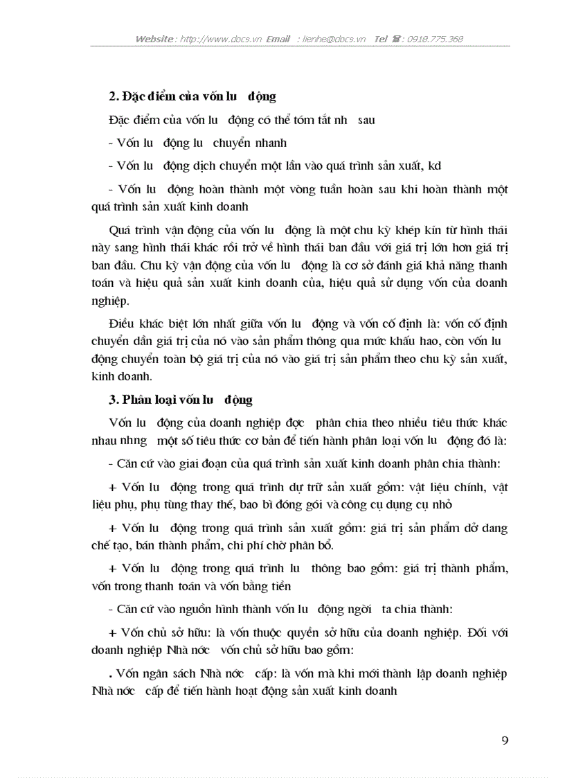image for page Vốn lưu động và các biện pháp nâng cao hiệu quả sử dụng vốn lưu động tại công ty Vật liệu Xây dựng Bưu điện