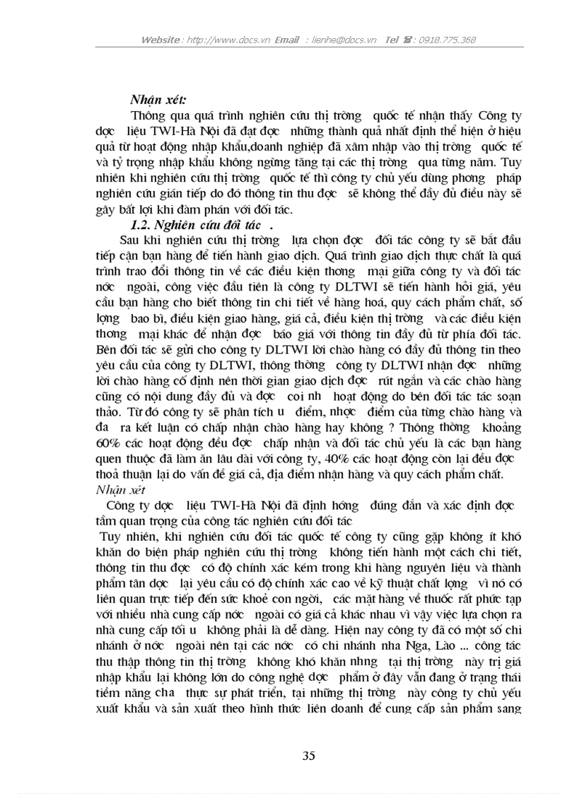 image for page Hoàn thiện quy trình nhập khẩu nguyên liệu và thành phẩm tân dược tại Công ty dược liệu TWI Hà Nội