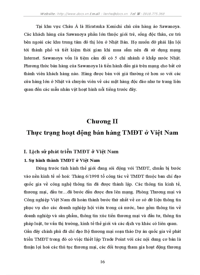 image for page Một số giải pháp phát triển hoạt động bán hàng bằng hình thức thương mại điện tử ở Việt Nam
