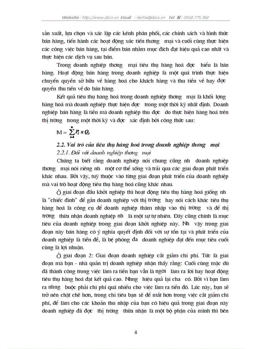 image for page Đẩy mạnh tiêu thụ hàng hoá tại Công ty Thương mại Hà Nội