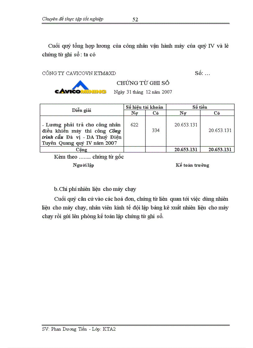 image for page Hoàn thiện kế toán chi phí sản xuất và tính giá thành sản phẩm xây lắp tại Công ty cổ phần CAVICOVN KTM XD