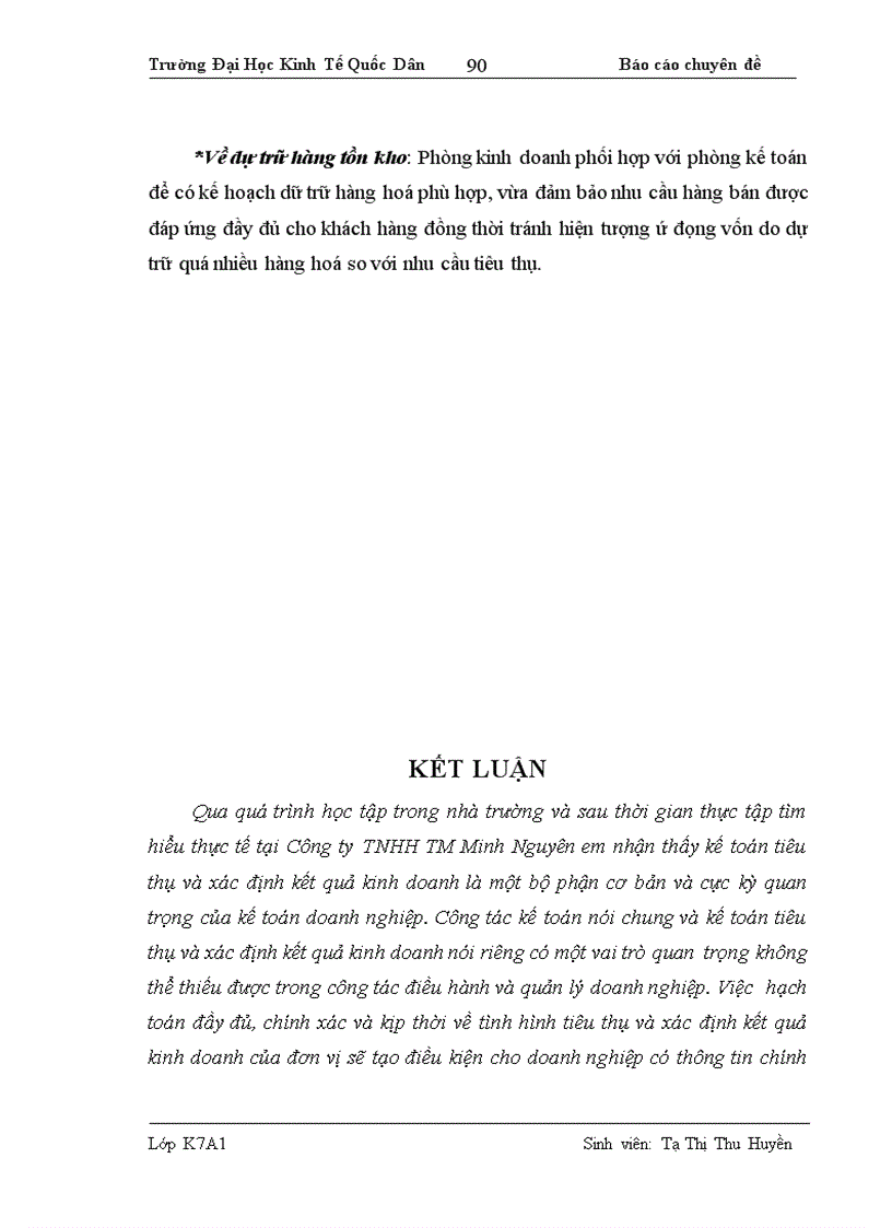 image for page Hoàn thiện kế toán tiêu thụ hàng hoá và xác định kết quả kinh doanh tại Công ty TNHH TM Minh Nguyên