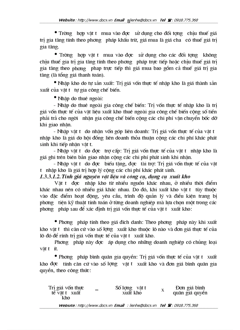 image for page Hoàn thiện công tác kế toán nguyên vật liệu và công cụ dụng cụ tại Nhà máy ô tô hoà Bình