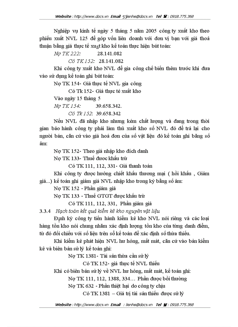 image for page Hạch toán nguyên vật liệu tại Công ty lắp máy và xây dựng số 5