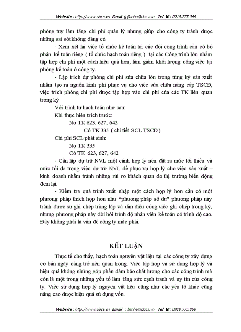 image for page Hạch toán nguyên vật liệu tại Công ty lắp máy và xây dựng số 5