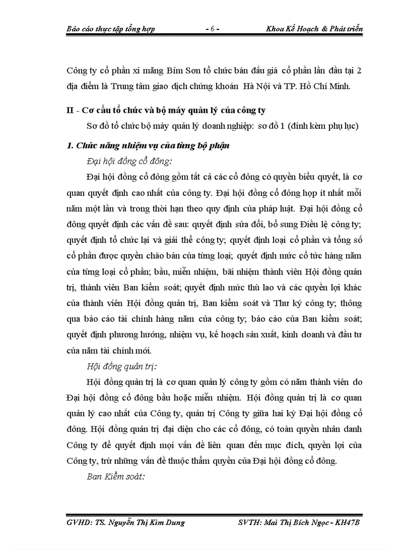 image for page Báo cáo Tại Công ty CP xi măng Bỉm Sơn