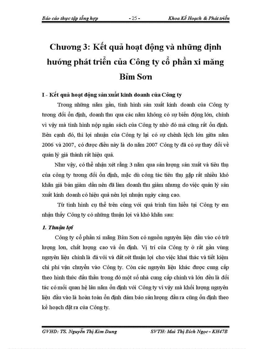 image for page Báo cáo Tại Công ty CP xi măng Bỉm Sơn