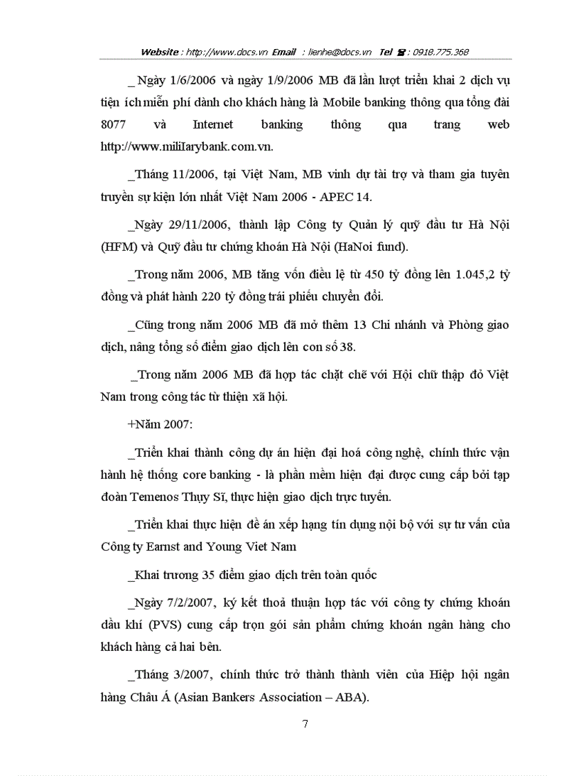 image for page Báo cáo Tại ngânhàng NHTMCP Quân Đội MB lt NHa gt