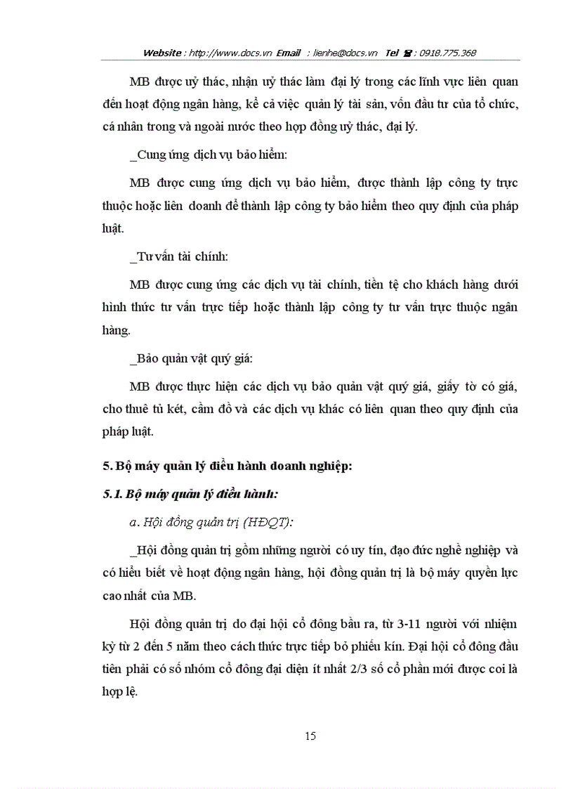 image for page Báo cáo Tại ngânhàng NHTMCP Quân Đội MB lt NHa gt