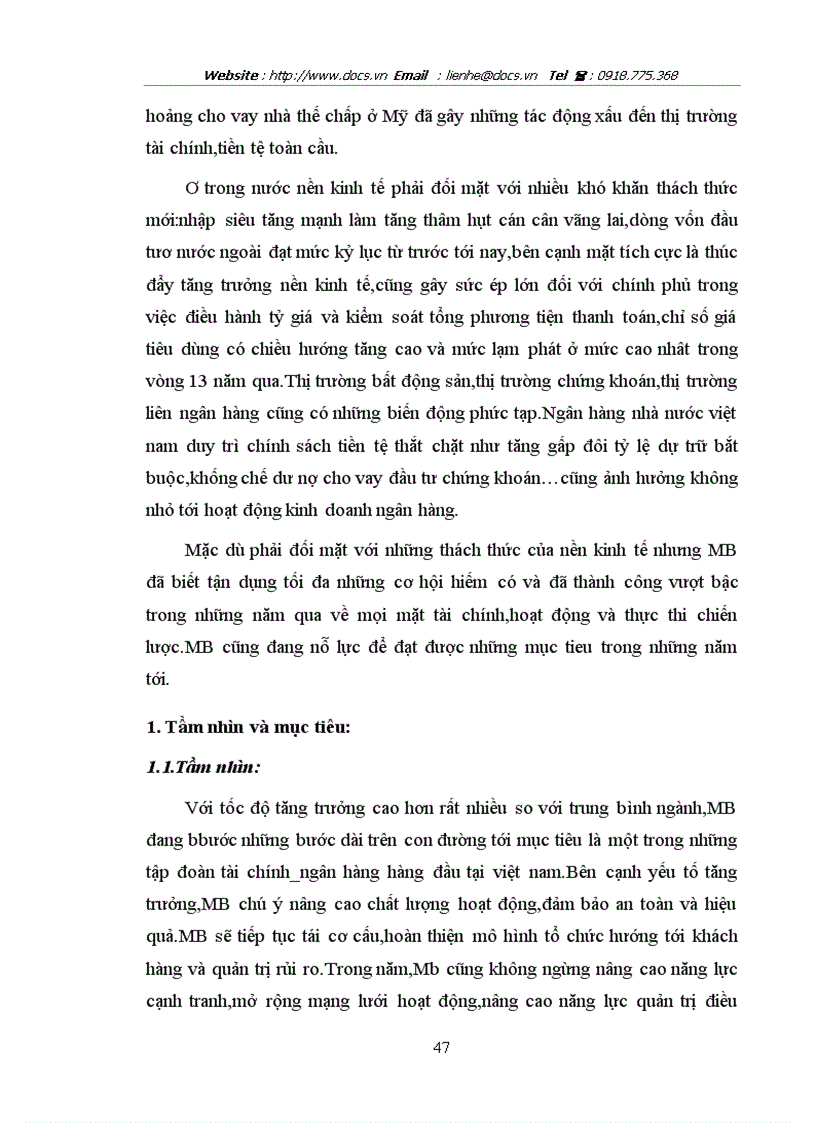 image for page Báo cáo Tại ngânhàng NHTMCP Quân Đội MB lt NHa gt