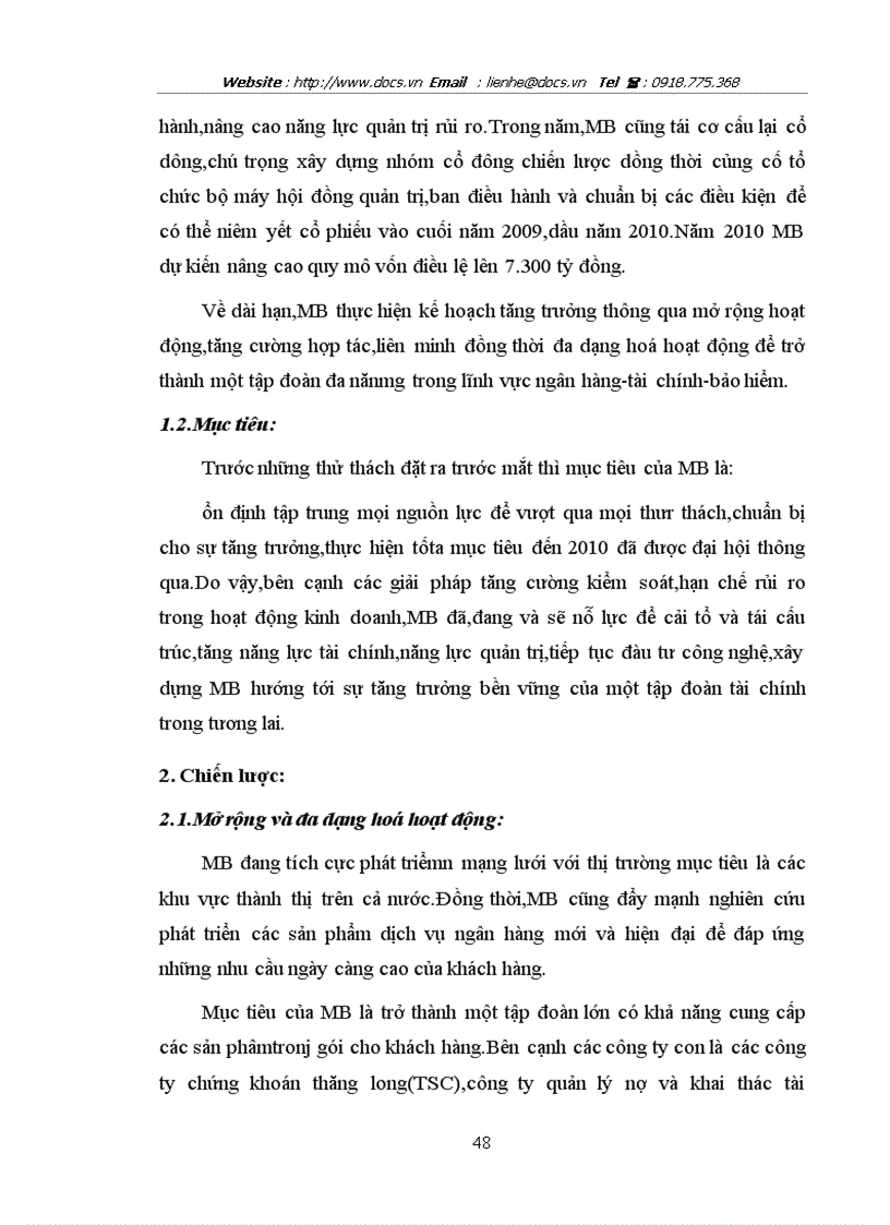 image for page Báo cáo Tại ngânhàng NHTMCP Quân Đội MB lt NHa gt