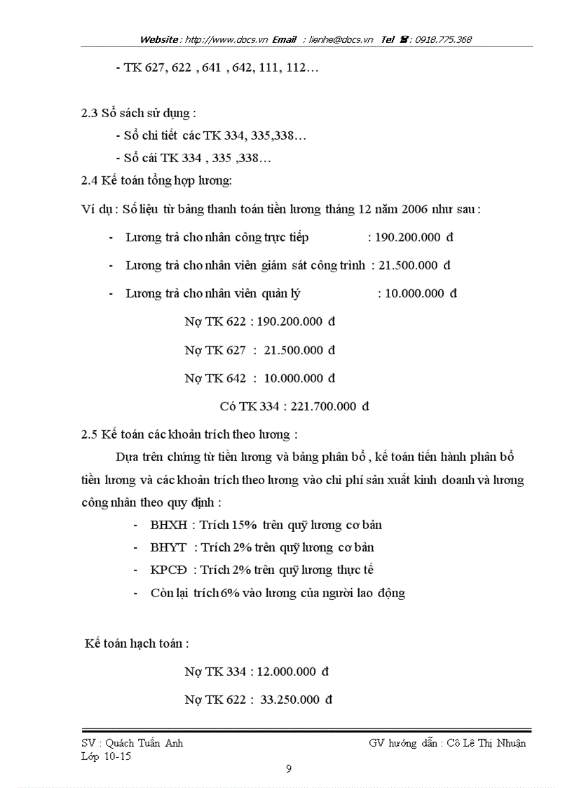 image for page Báo cáo Tại Công ty CP xây dựng Nội Thành lt KT gt