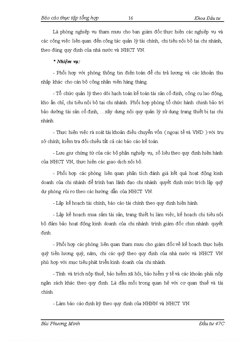 image for page Báo cáo Tại ngânhàng NHTMCP Công Thương VietinBank Hoàn Kiếm lt NHa gt