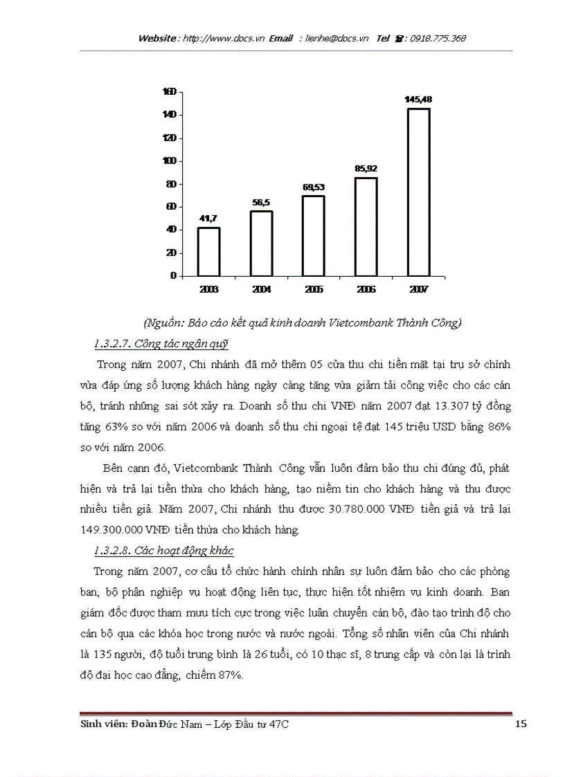 image for page Báo cáo Tại ngânhàng NHTMCP Ngoại Thương VietcomBank Chi nhánh Thành Công lt NHa gt