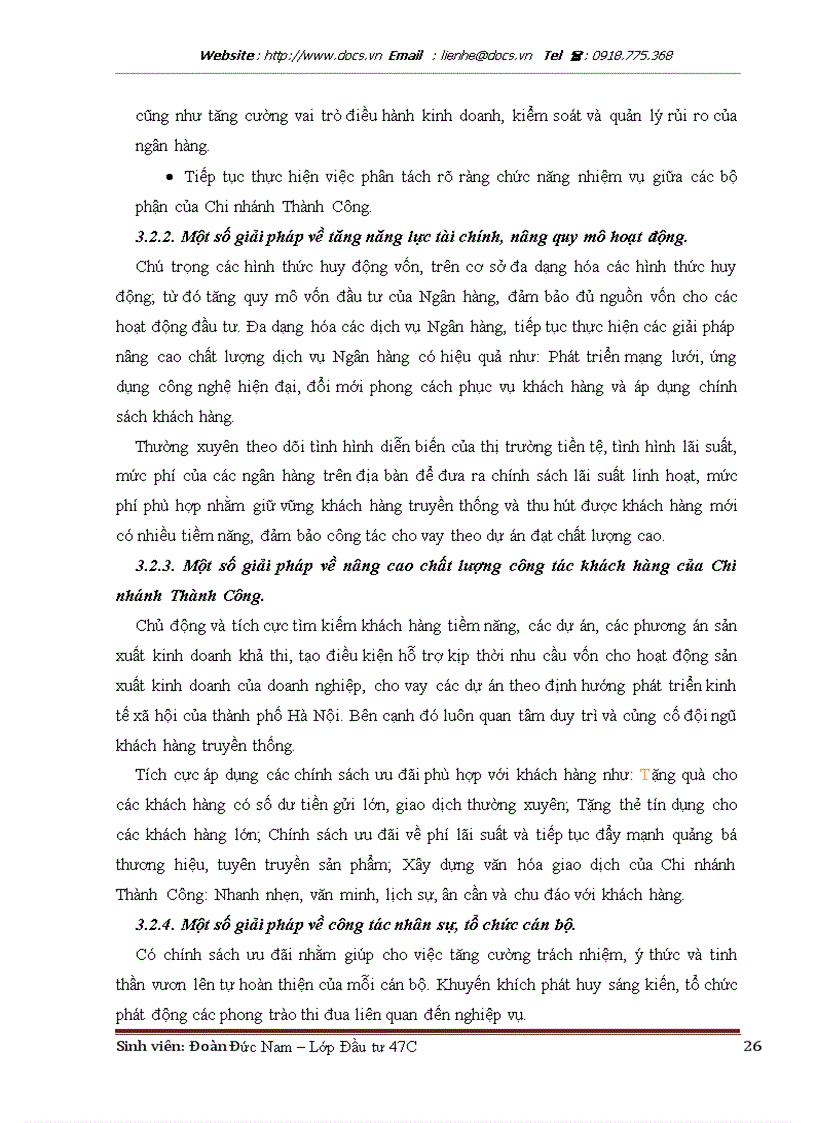 image for page Báo cáo Tại ngânhàng NHTMCP Ngoại Thương VietcomBank Chi nhánh Thành Công lt NHa gt