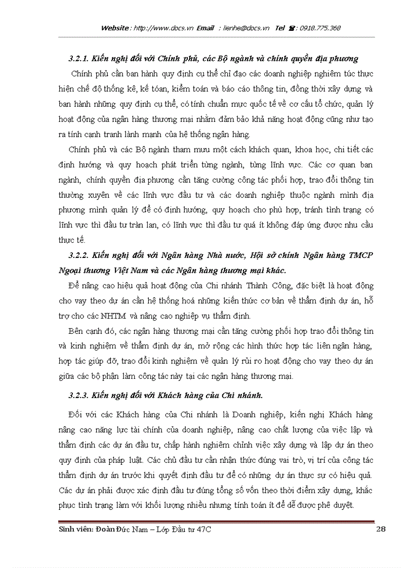 image for page Báo cáo Tại ngânhàng NHTMCP Ngoại Thương VietcomBank Chi nhánh Thành Công lt NHa gt