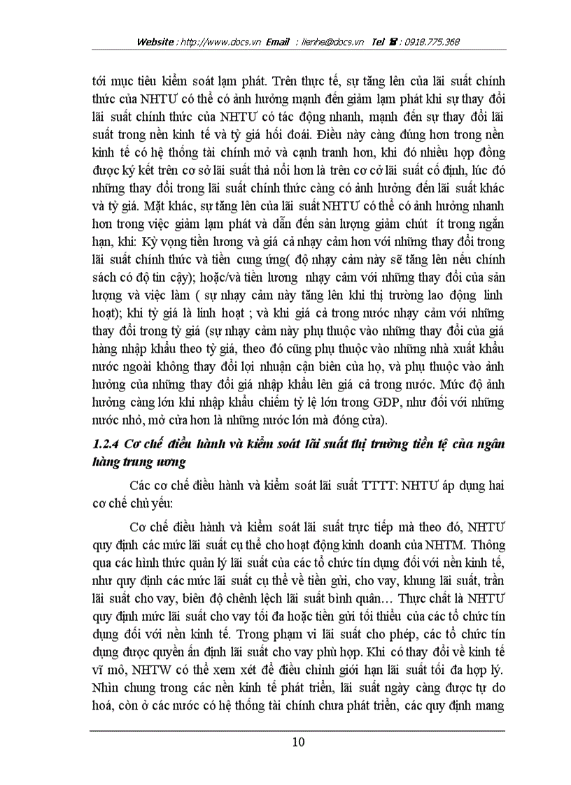 image for page Lãi suất và chính sách lãi xuất