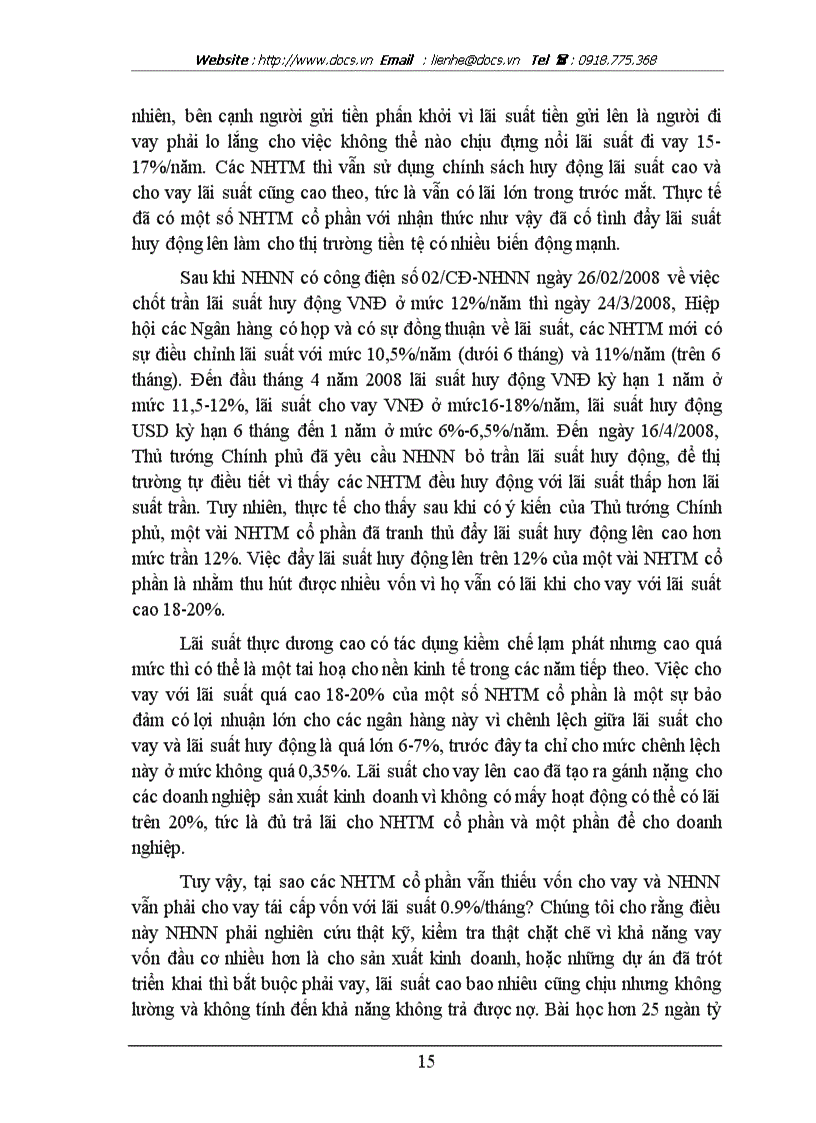 image for page Lãi suất và chính sách lãi xuất