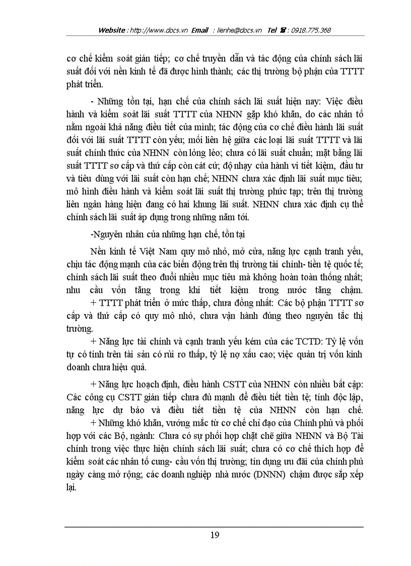 image for page Lãi suất và chính sách lãi xuất