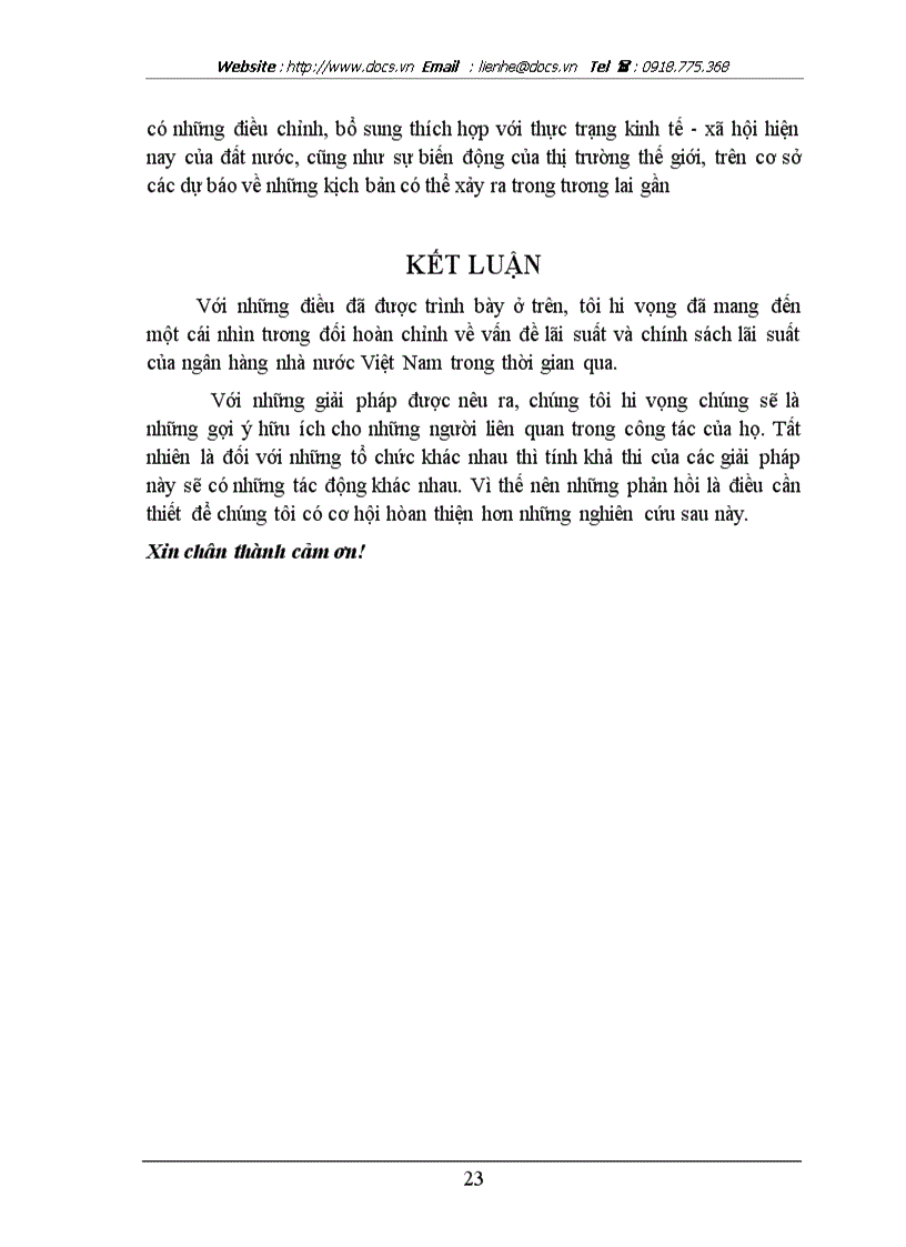 image for page Lãi suất và chính sách lãi xuất