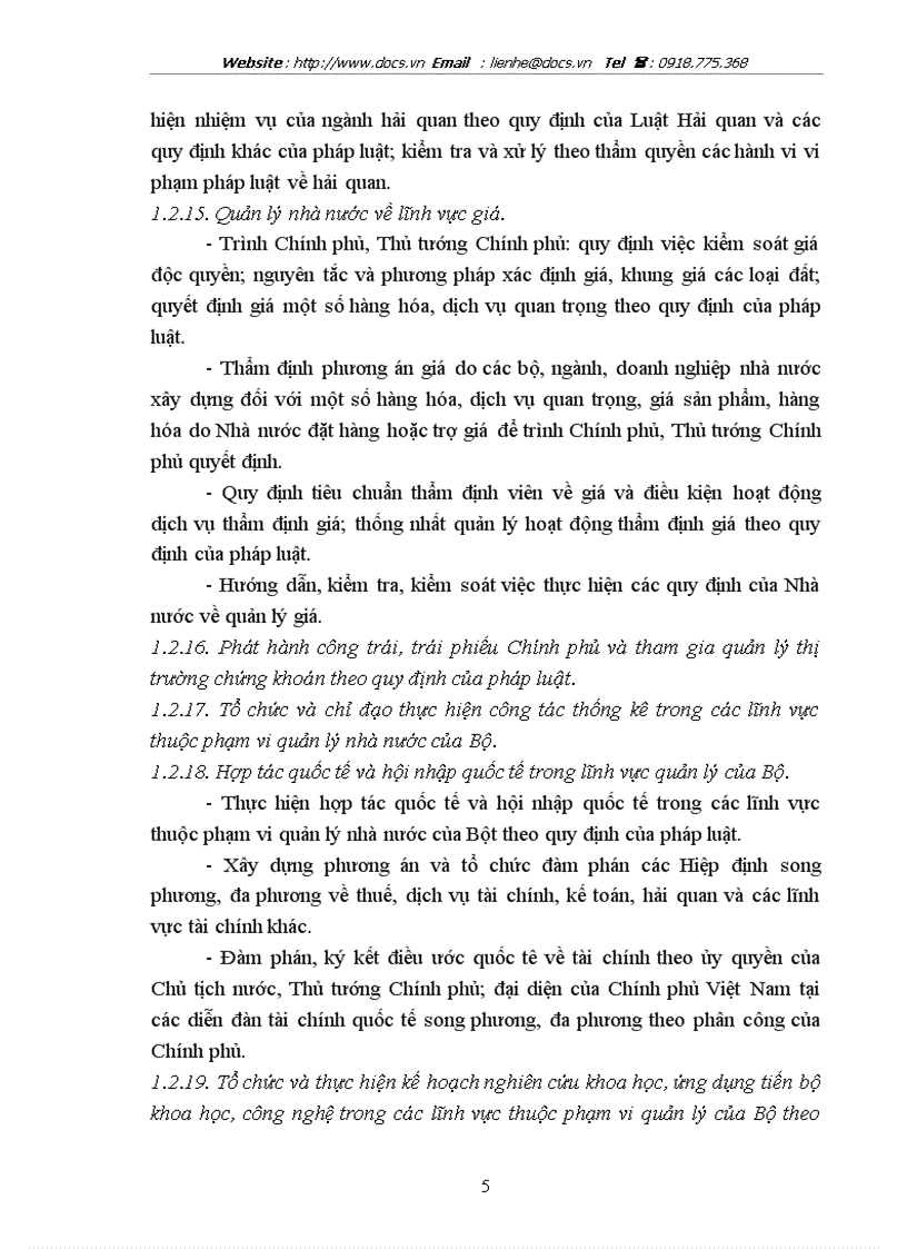 image for page Báo cáo Tại Bộ tài chính