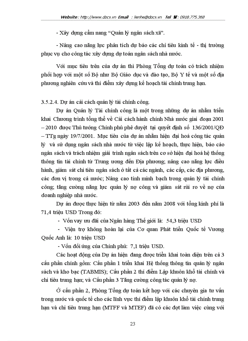 image for page Báo cáo Tại Bộ tài chính