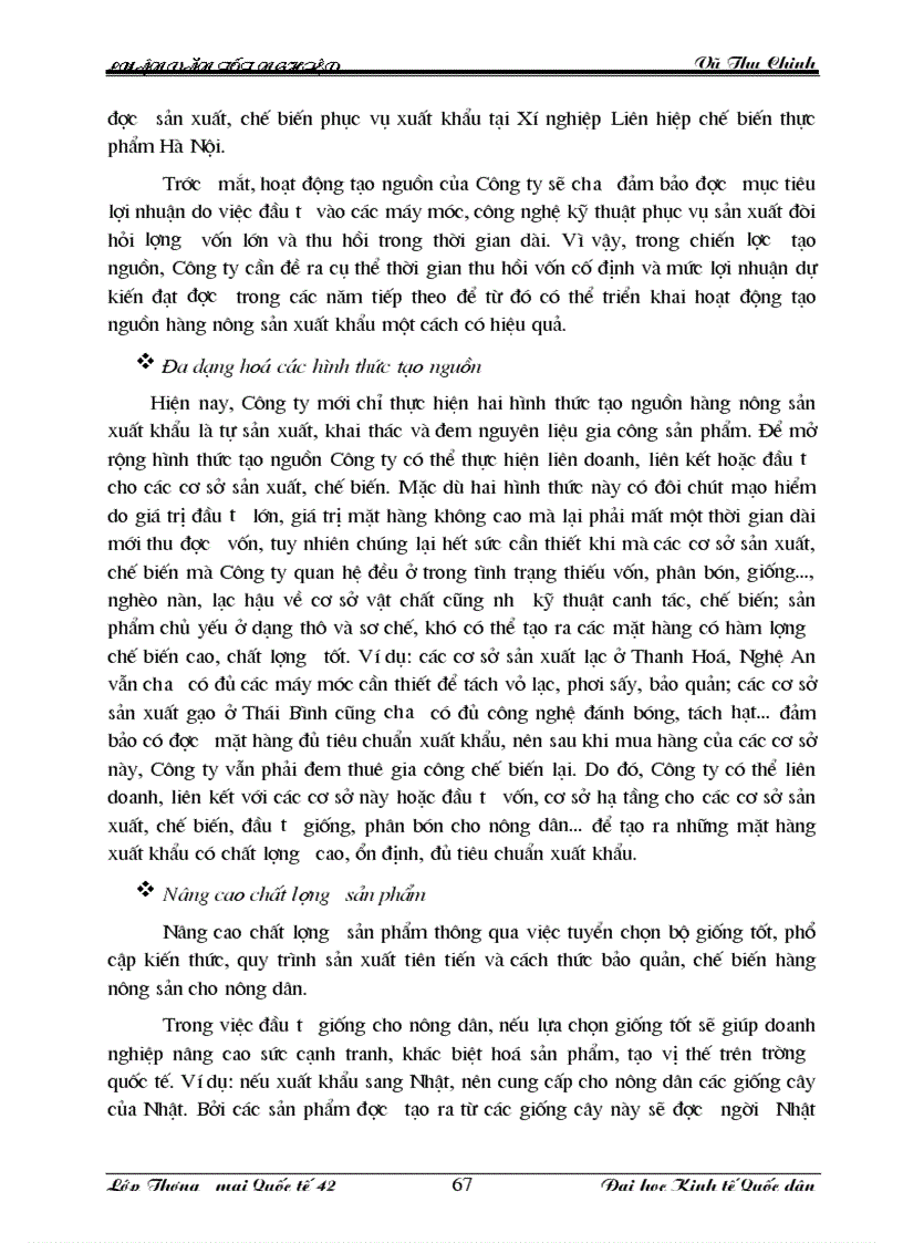 image for page Tạo nguồn và mua hàng nông sản xuất khẩu tại Công ty Sản xuất Dịch vụ Xuất nhập khẩu Nam Hà Nội HAPRO Thực trạng và giải pháp