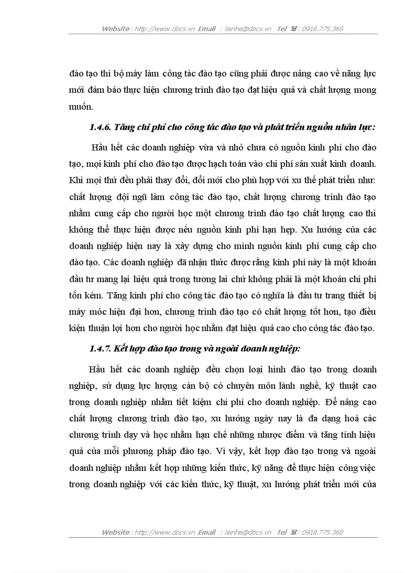 image for page Hoàn thiện công tác đào tạo và phát triển nguồn nhân lực ở Công ty Cổ phần Cơ khí và Xây dựng Việt Nam