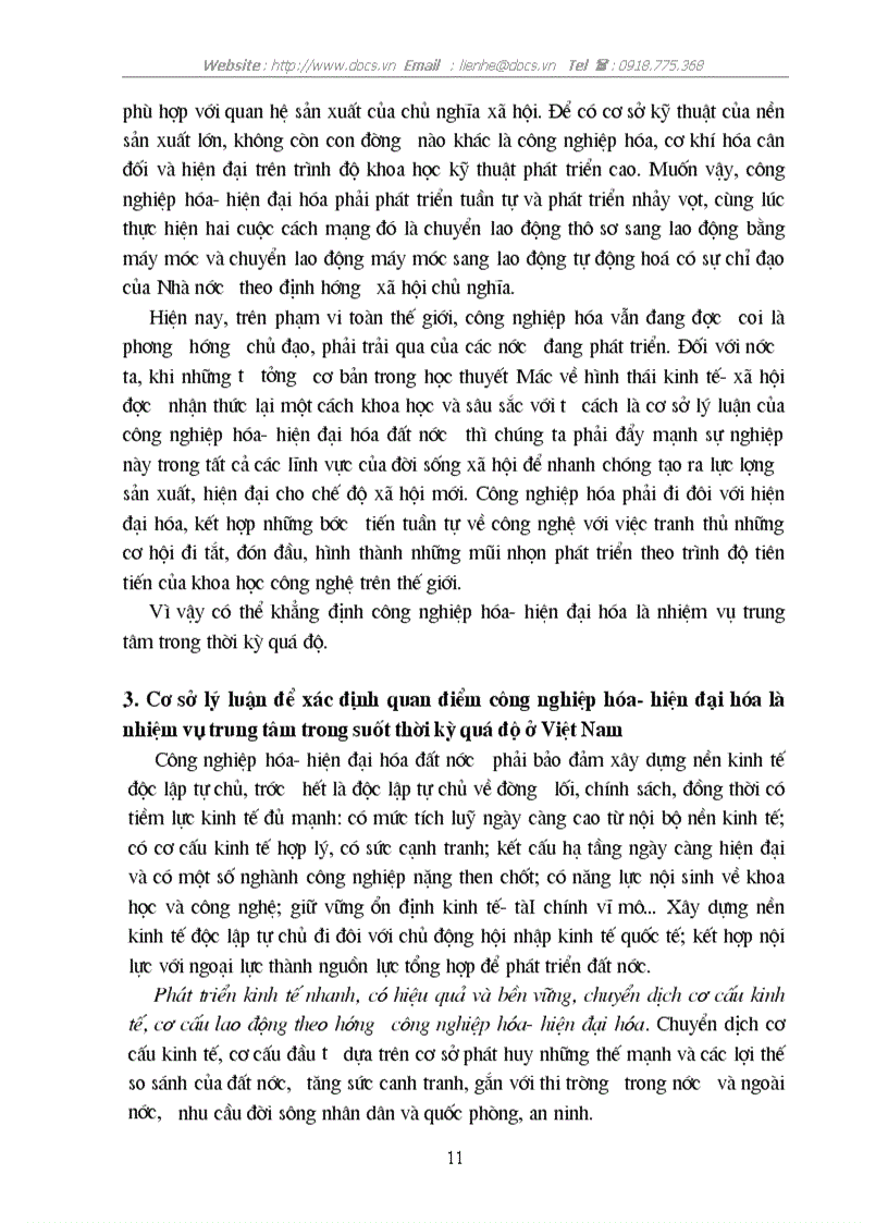 image for page Quá trình CNH HĐH ở nước ta trong thời kỳ quá độ lên CNXH
