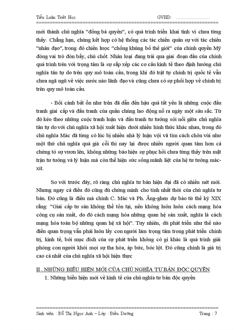 image for page Phân tích những biểu hiện mới trong sự phát triển của chủ nghĩa tu bản hiện đại Từ đó đánh giá xu hướng vận động của chủ nghĩa tư bản vào thời đại