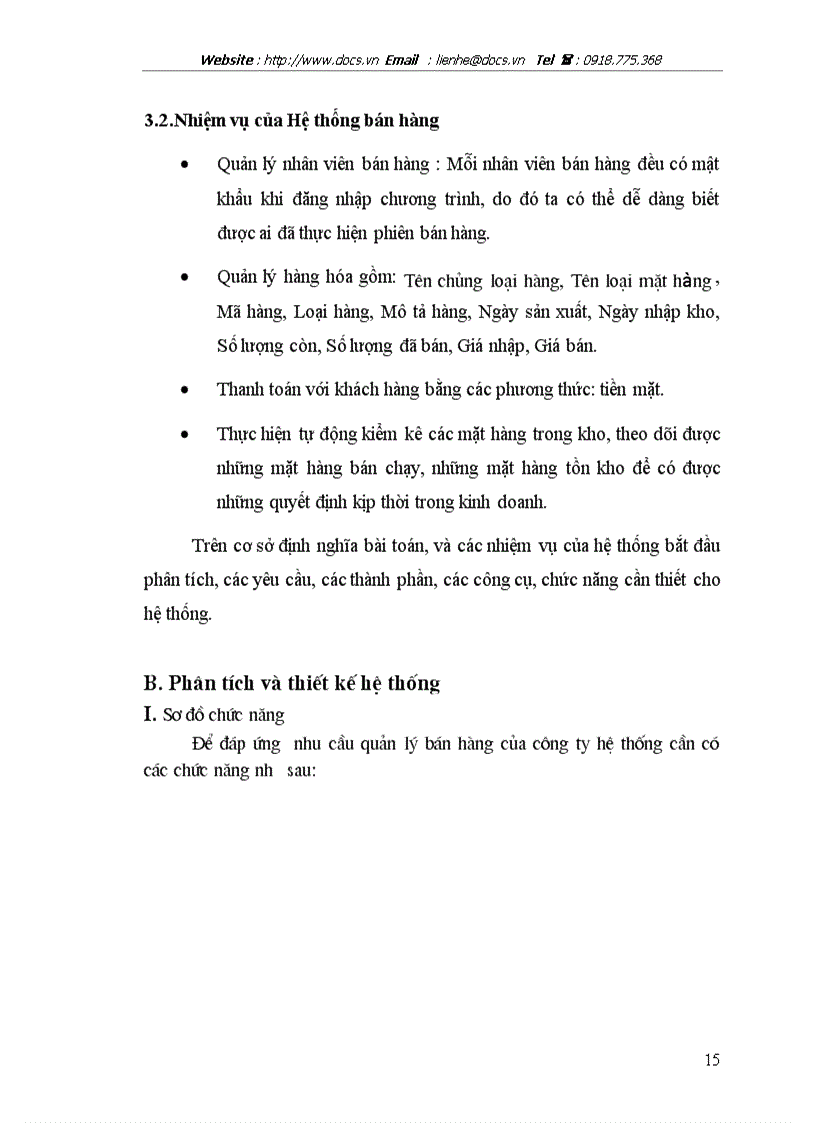 image for page Phân tích thiết kế và xây dựng phần mềm quản lý bán hàng nội thất của Công ty F GOUP