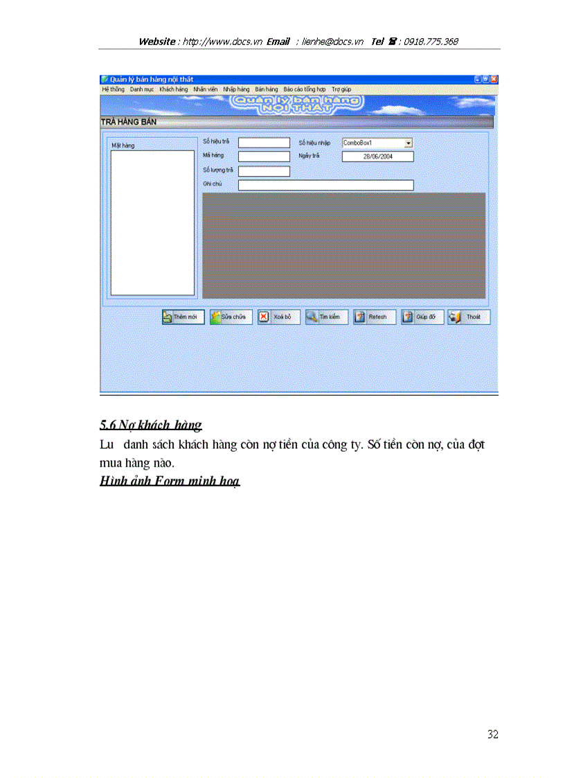 image for page Phân tích thiết kế và xây dựng phần mềm quản lý bán hàng nội thất của Công ty F GOUP