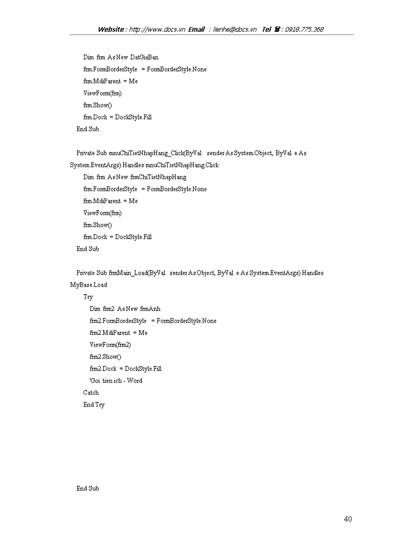 image for page Phân tích thiết kế và xây dựng phần mềm quản lý bán hàng nội thất của Công ty F GOUP