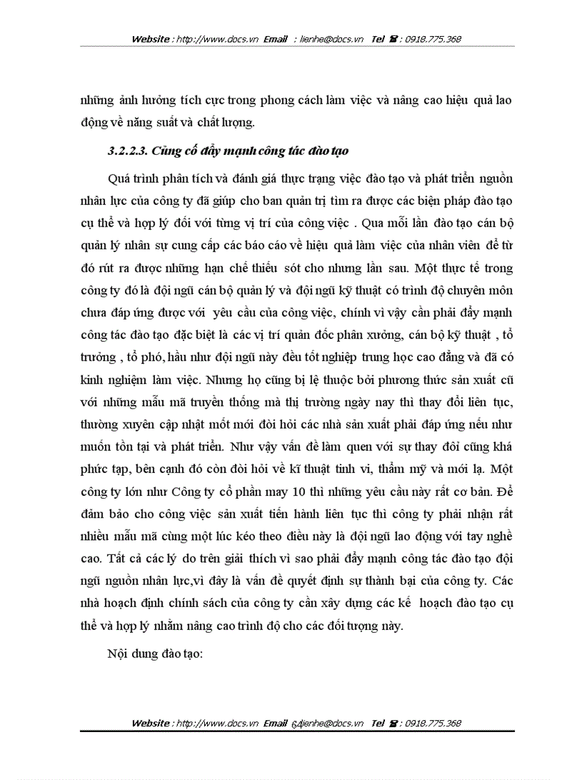 image for page 1số giải pháp nhằm nâng cao hiệu quả quản lý nguồn nhân lực của Công ty CP May 10