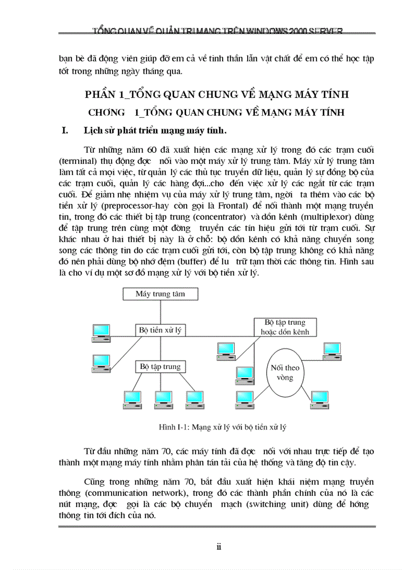 image for page Tổng quan về quản trị mạng trên Windows 2000 Server