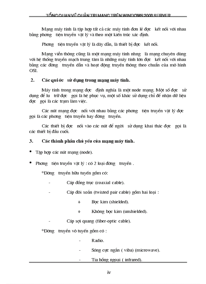 image for page Tổng quan về quản trị mạng trên Windows 2000 Server
