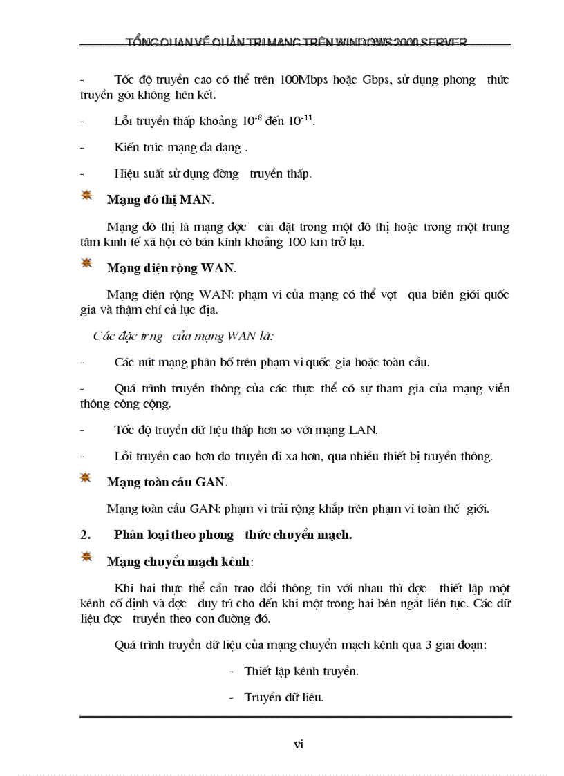 image for page Tổng quan về quản trị mạng trên Windows 2000 Server