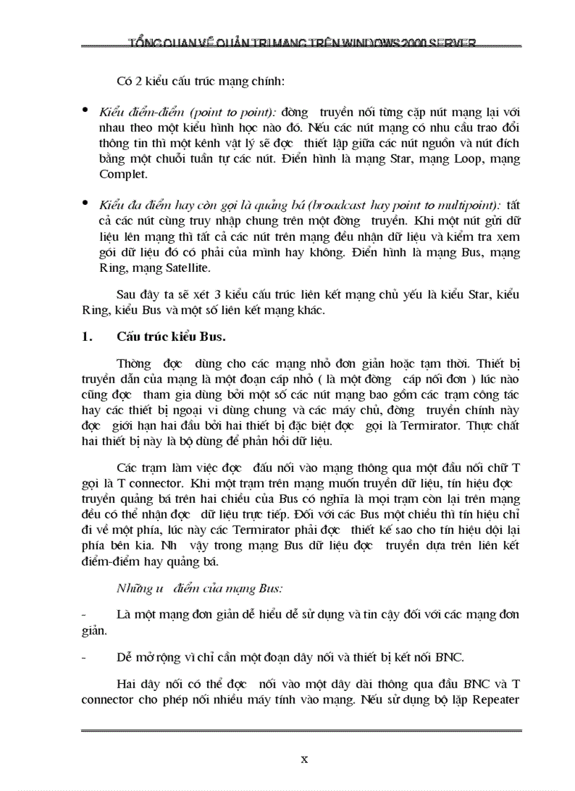image for page Tổng quan về quản trị mạng trên Windows 2000 Server