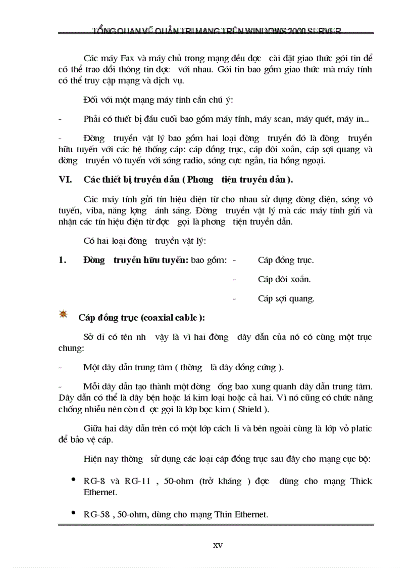 image for page Tổng quan về quản trị mạng trên Windows 2000 Server