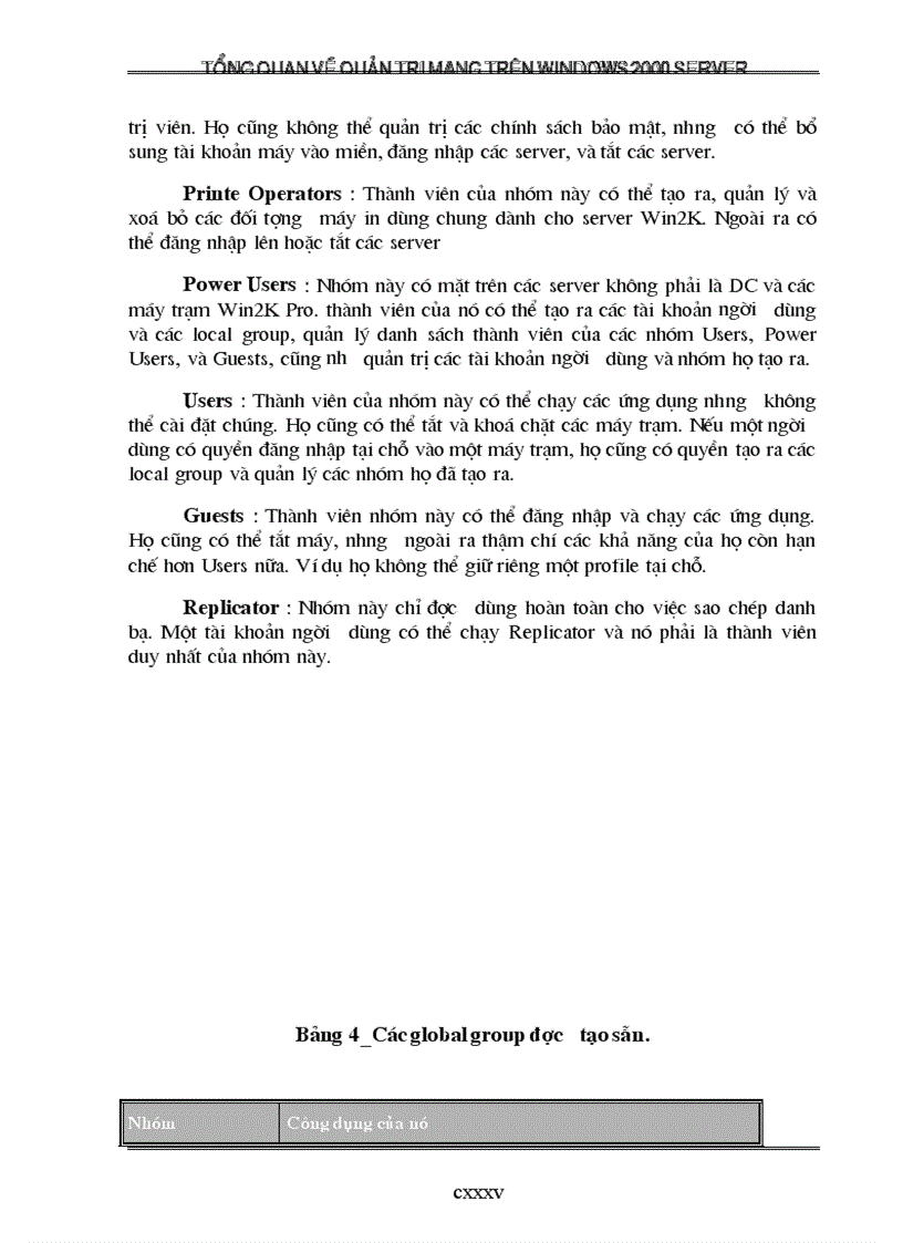 image for page Tổng quan về quản trị mạng trên Windows 2000 Server