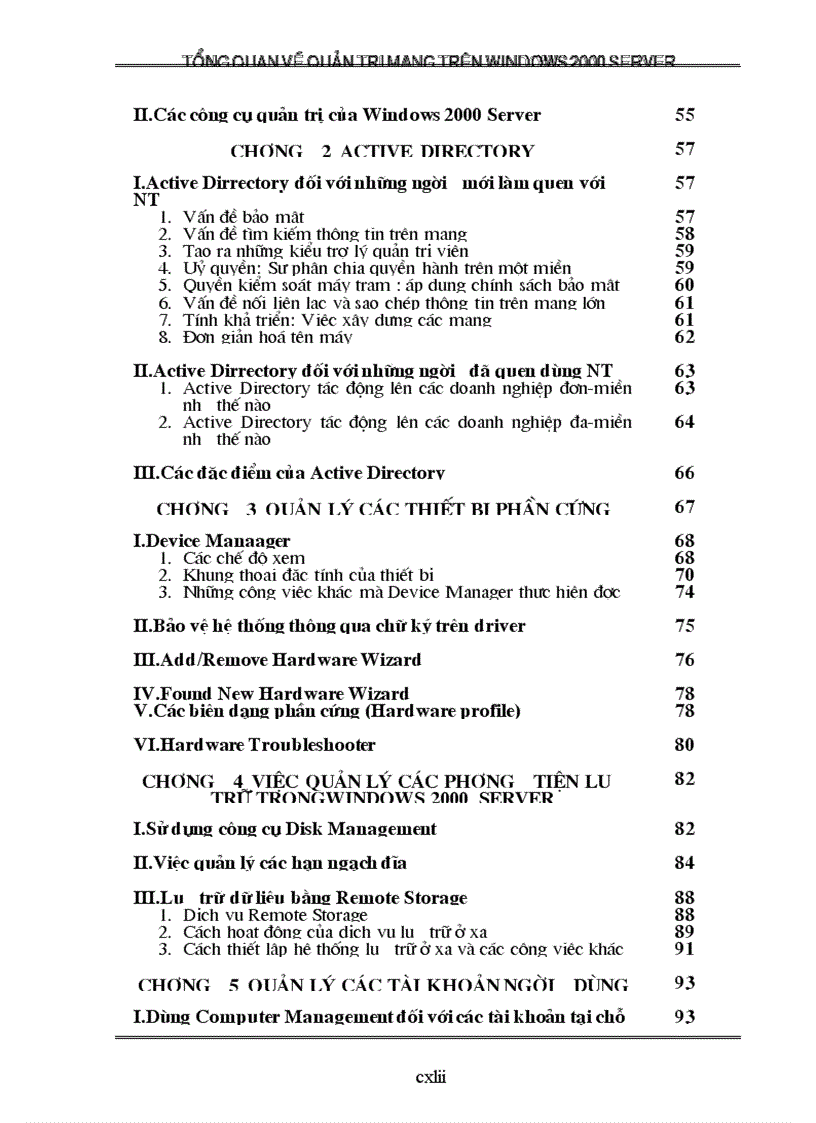 image for page Tổng quan về quản trị mạng trên Windows 2000 Server