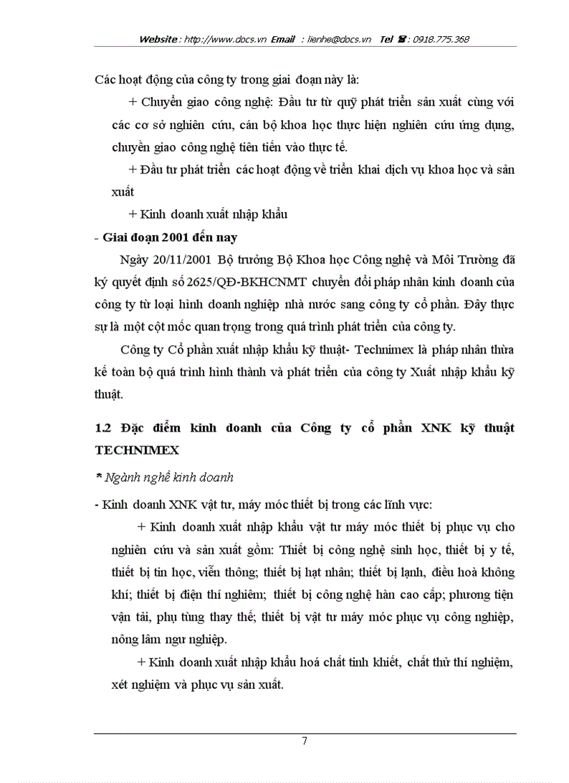 image for page 1số giải pháp hoàn thiện công tác kế toán nhập khẩu hàng hoà và tiêu thụ hàng hoá nhập khẩu tại Công ty CP XNK kỹ thuật Technimex