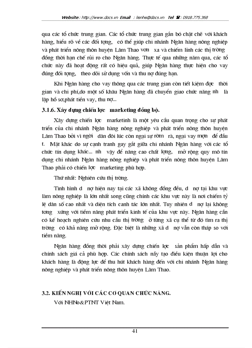 image for page Mở rộng cho vay hộ sản xuất tại chi nhánh ngânhàng NHNo PTNT AgriBank huyện Lâm Thao