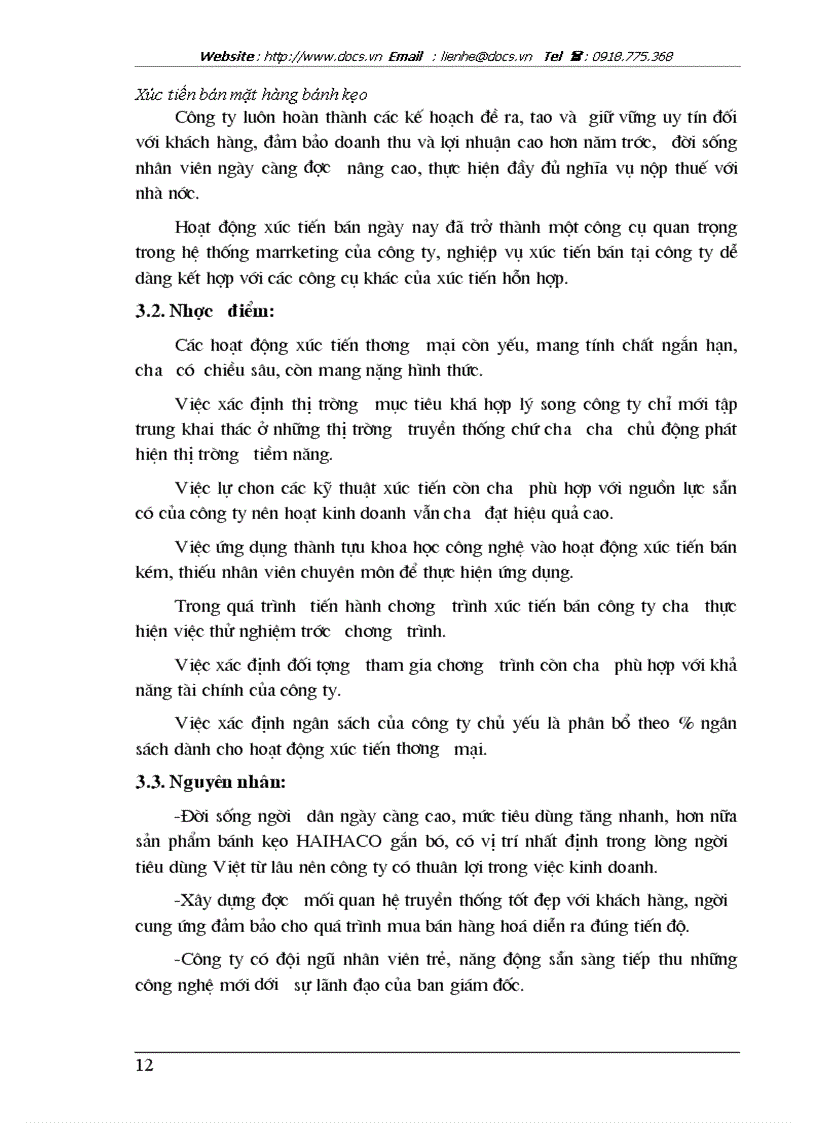 image for page Nâng cao hiệu quả của quá trình xúc tiến bán nhóm hàng bánh kẹo tại Công ty CP bánh kẹo Hải Hà