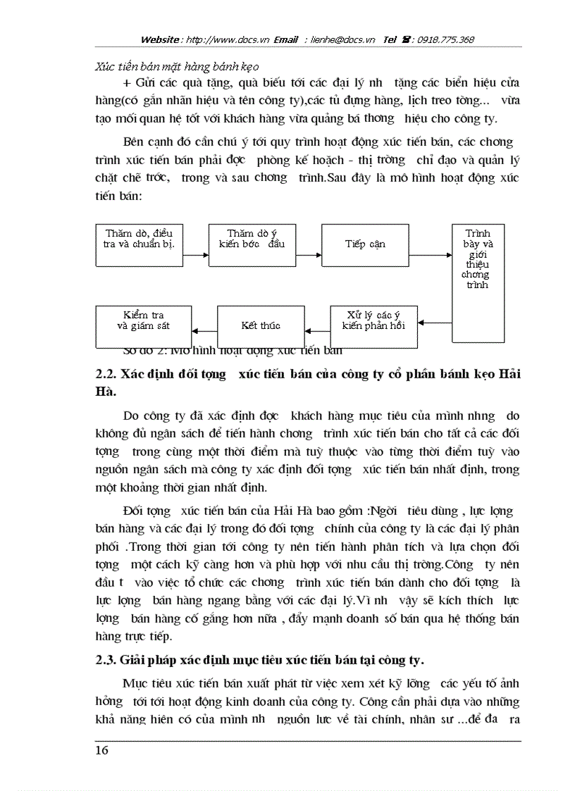 image for page Nâng cao hiệu quả của quá trình xúc tiến bán nhóm hàng bánh kẹo tại Công ty CP bánh kẹo Hải Hà