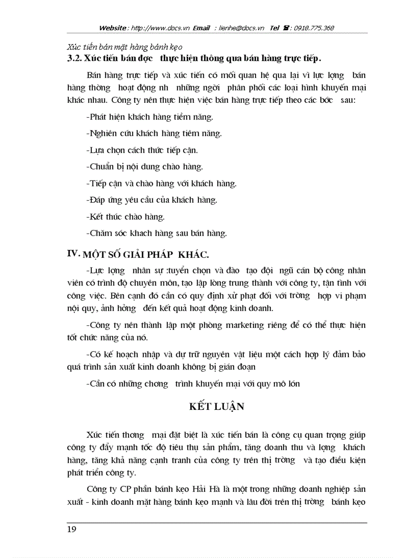 image for page Nâng cao hiệu quả của quá trình xúc tiến bán nhóm hàng bánh kẹo tại Công ty CP bánh kẹo Hải Hà